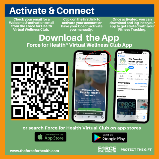 Step 2 Download the Force for Health Virtual Gym App
