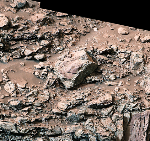Curiosity Views Rocks With Halos Inside-Figure C