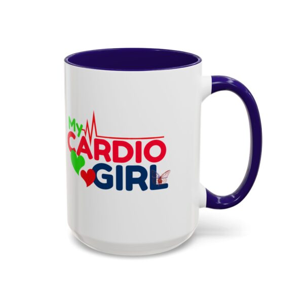 My Cardio Girl Colorful Coffee Mug - Fitness Lover Gift (15oz) - Image 2