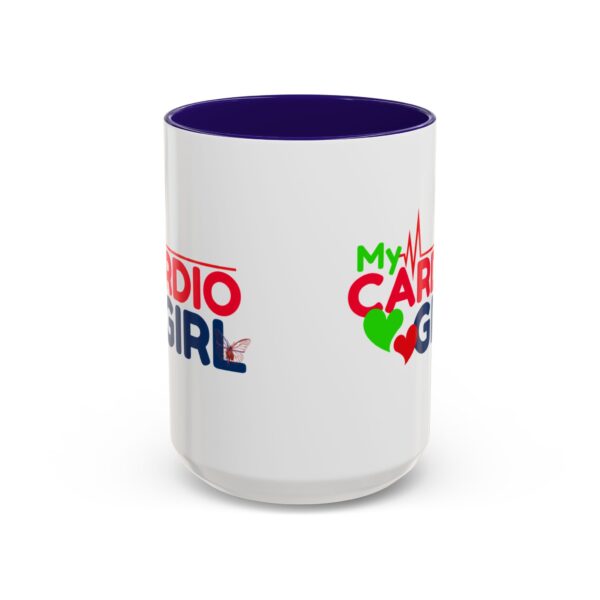 My Cardio Girl Colorful Coffee Mug - Fitness Lover Gift (15oz)