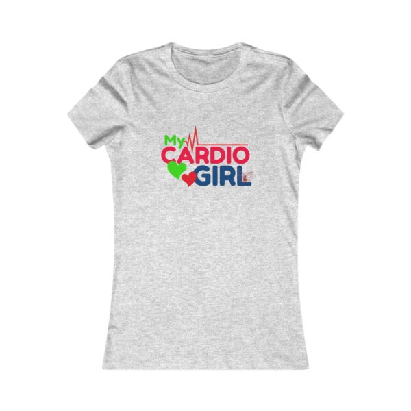 My Cardio Girl T-Shirt - Fun & Motivational Fitness Shirt for Women - Image 3