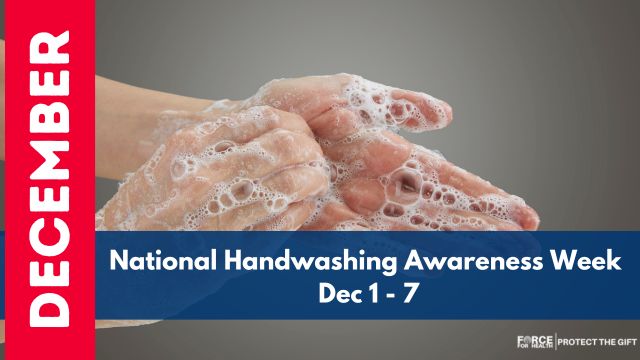 Hands covered in soap lather during washing, representing National Handwashing Awareness Week and the importance of hygiene in disease prevention.